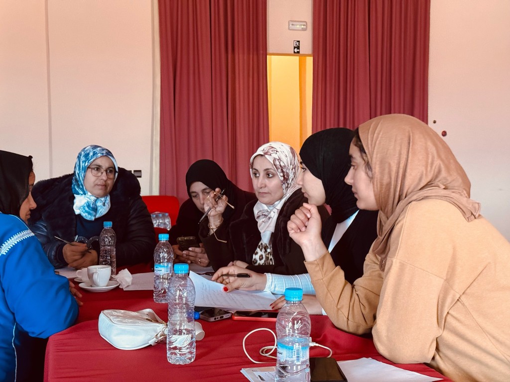 جلسة عمل — النساء المنتخبات في مجموعات