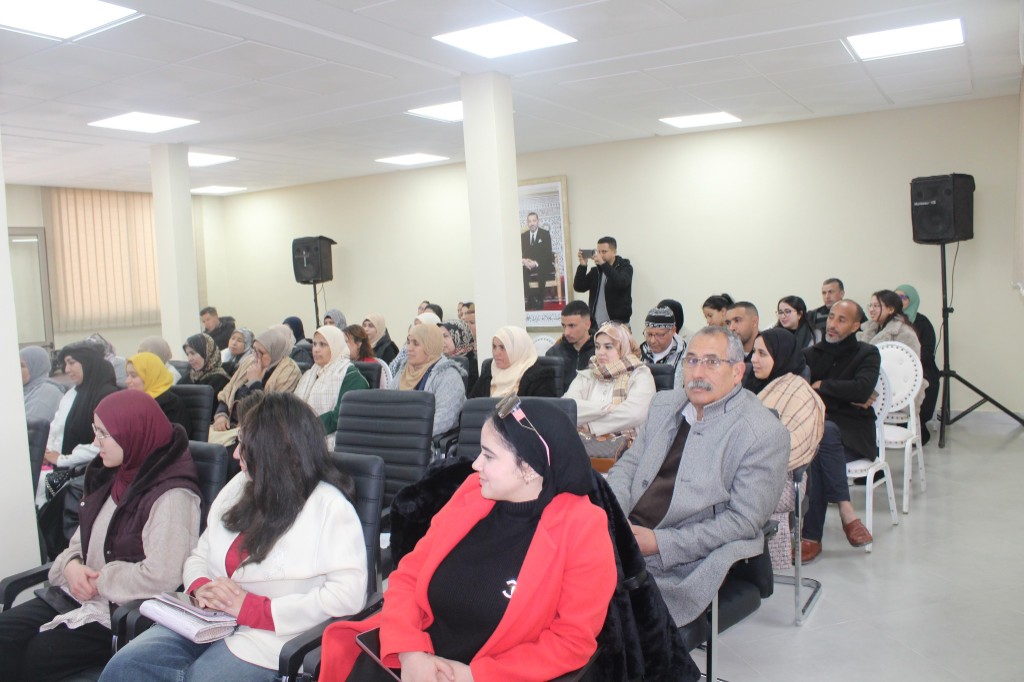 International Women's Day meeting audience — Azilal 12 March 2025