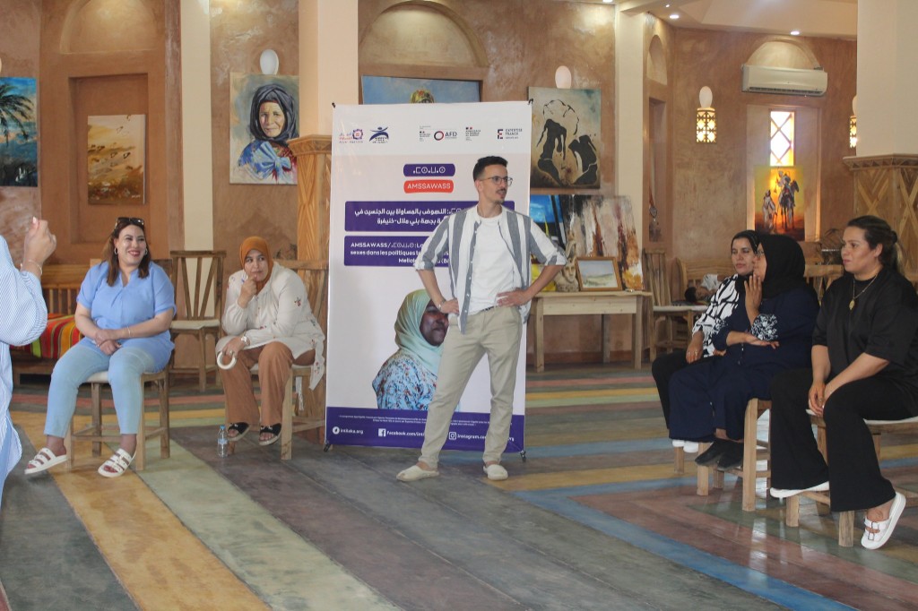 Practical workshop — participants working in groups