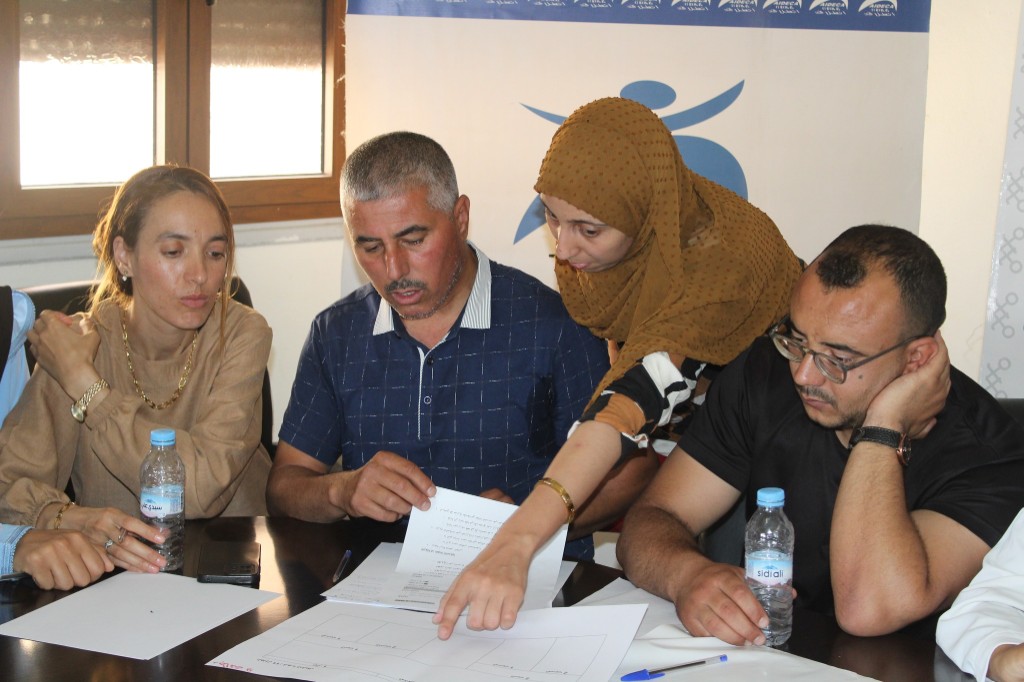 Discussion around diagnostic documents — Association Al Intilaka