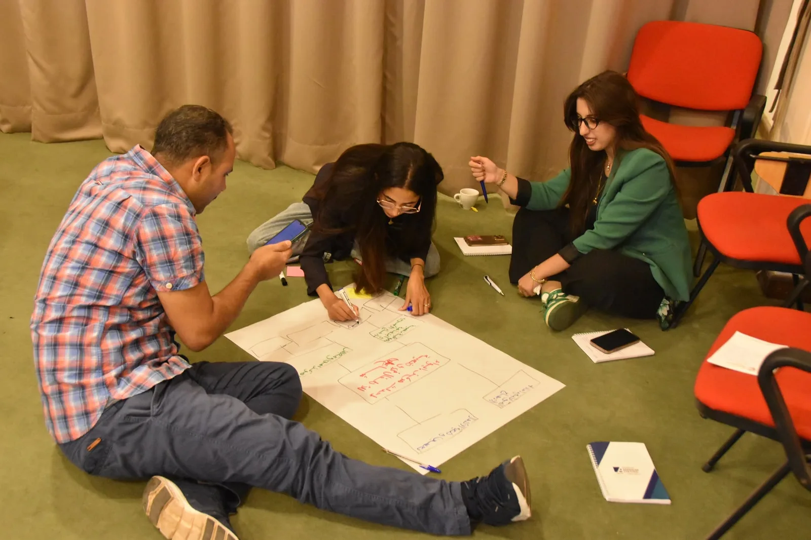 Civil society association representatives gathered for the capacity-building programme in the Béni Mellal-Khénifra region