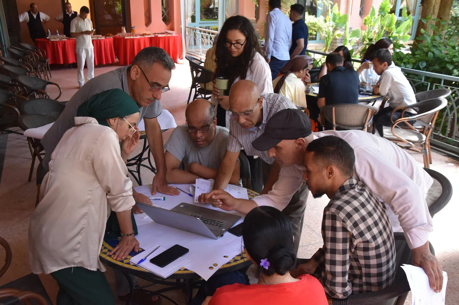 Civil society association representatives gathered for the capacity-building programme in the Béni Mellal-Khénifra region