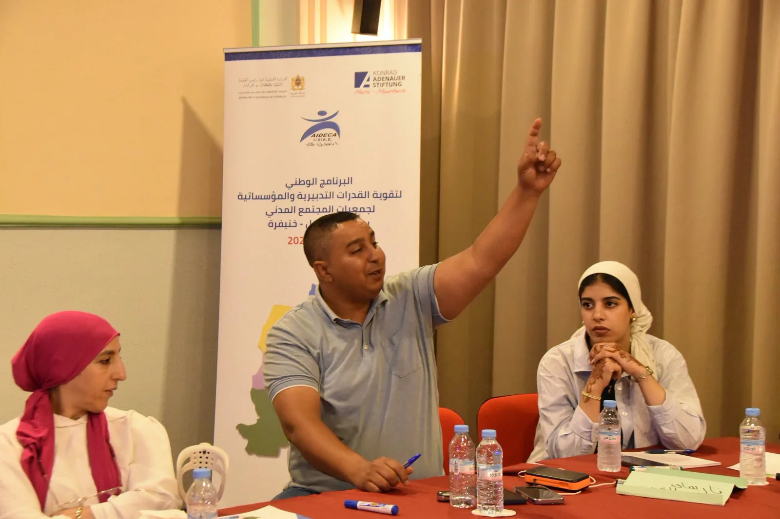 Civil society association representatives gathered for the capacity-building programme in the Béni Mellal-Khénifra region
